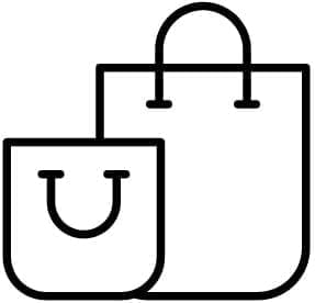 shopping bags icon