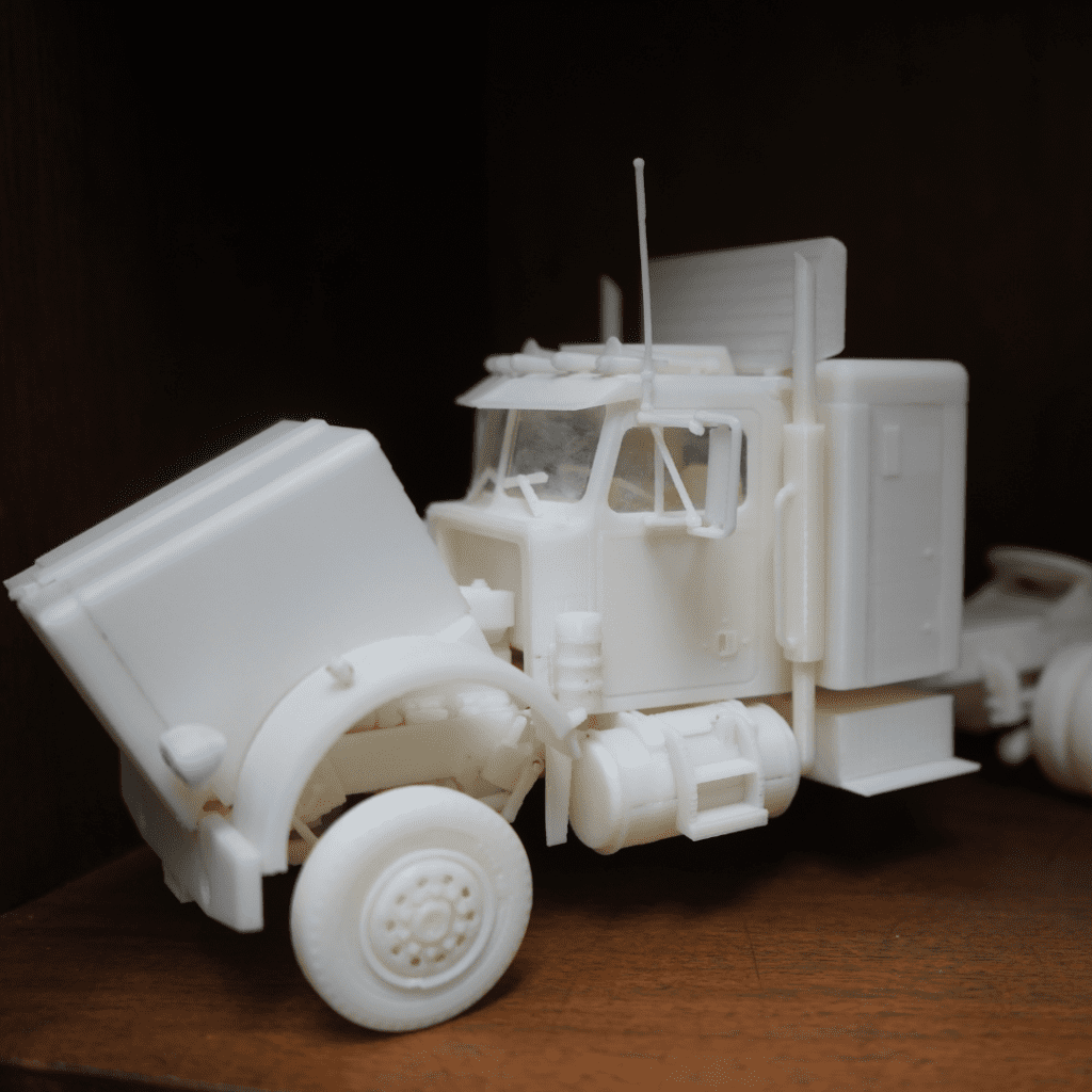 A model of a diesel truck build by an ECAD student. 